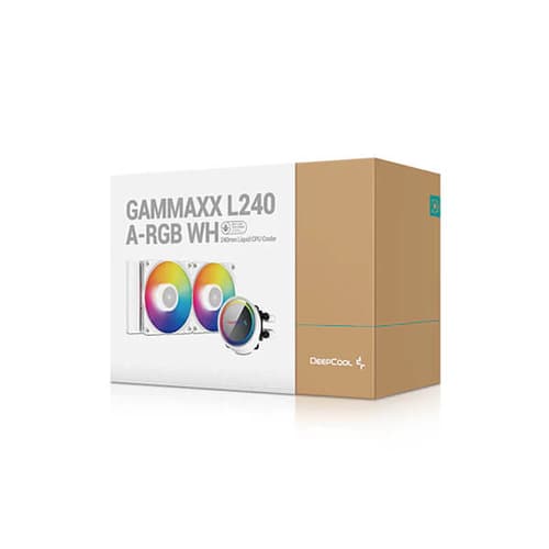 Deepcool Gammaxx L240 ARGB CPU Liquid Cooler (White)